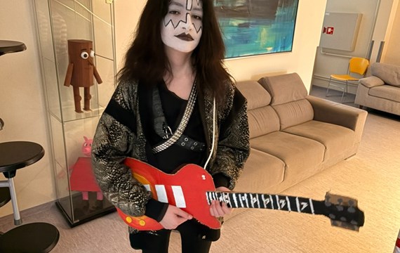 Líf og fjör á öskudegi í Heiðarskóla