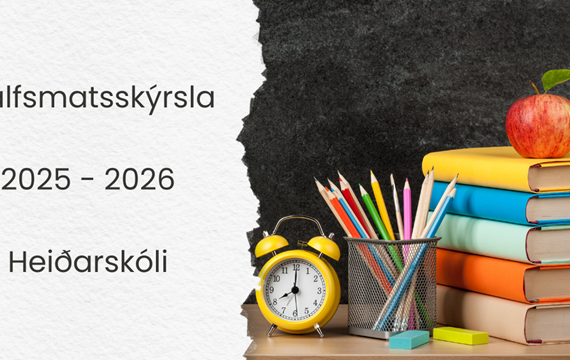Sjálfsmatskýrsla 2025-2026